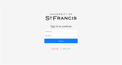 Desktop Screenshot of myusf.stfrancis.edu